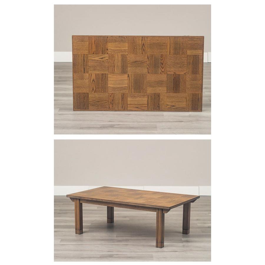 こたつテーブル 135 北欧 こたつ テーブル おしゃれ 木製 長方形 ヴィンテージ 135cm 幅135 アンティーク シンプル リビング 和室 モダン コンパクト 省スペース｜blanc-n｜10