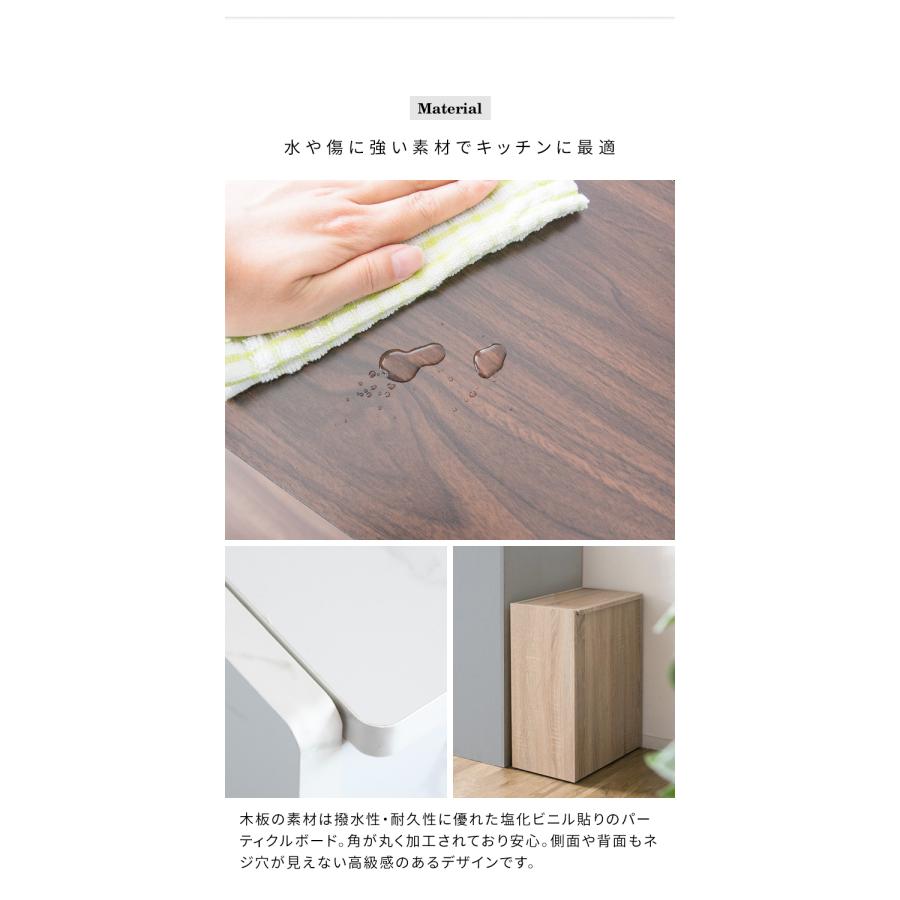 ゴミ箱 ダストボックス 45リットル 45L ふた付き キャスター付き 木製