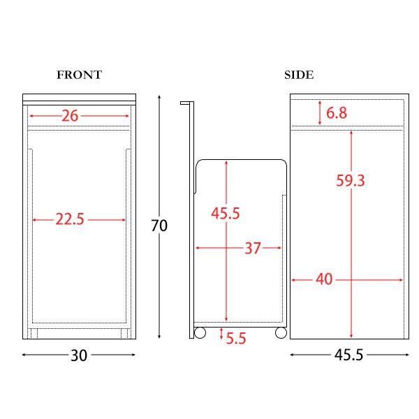 ゴミ箱 45リットル 45L スリム おしゃれ ダストボックス ふた付き キャスター付き 木製 キッチンカウンター シンプル 北欧 ホワイト ナチュラル ブラウン |  | 19