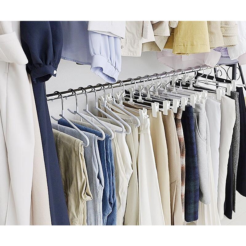 ハンガーラック 突っ張り フォース 伸縮 白 耐荷重240kg 収納　ホワイト 突っ張り ハンガーラック フォース 白 ホワイト – Yoquna
