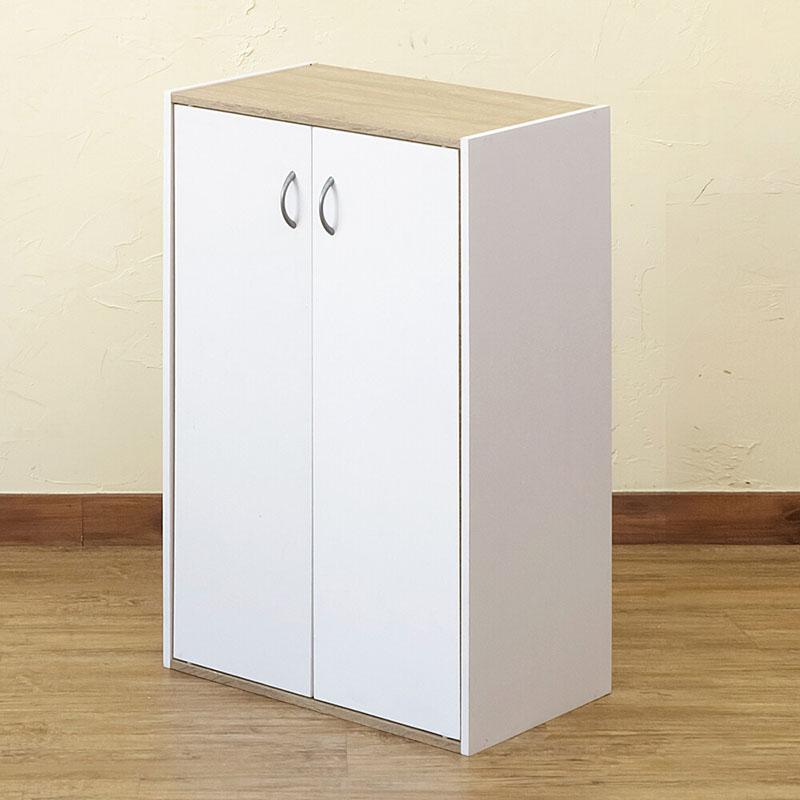 期間限定！美品ホワイト 木製キャビネット サイドボード 棚 HAGiHARA キャビネット 木製 白 北欧 サイドボード リビング