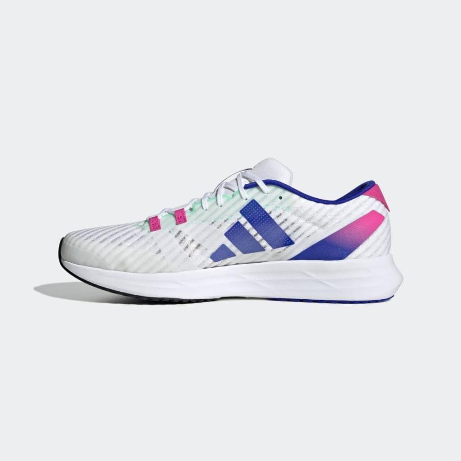 ホワイト系 男女兼用 アディダス adidas アディゼロ RC 5 ADIZERO RC 5 フットウェアホワイト×ルシッドブルー×コアブラック GV9096 2023春夏 店舗在庫｜blanc-roche｜06