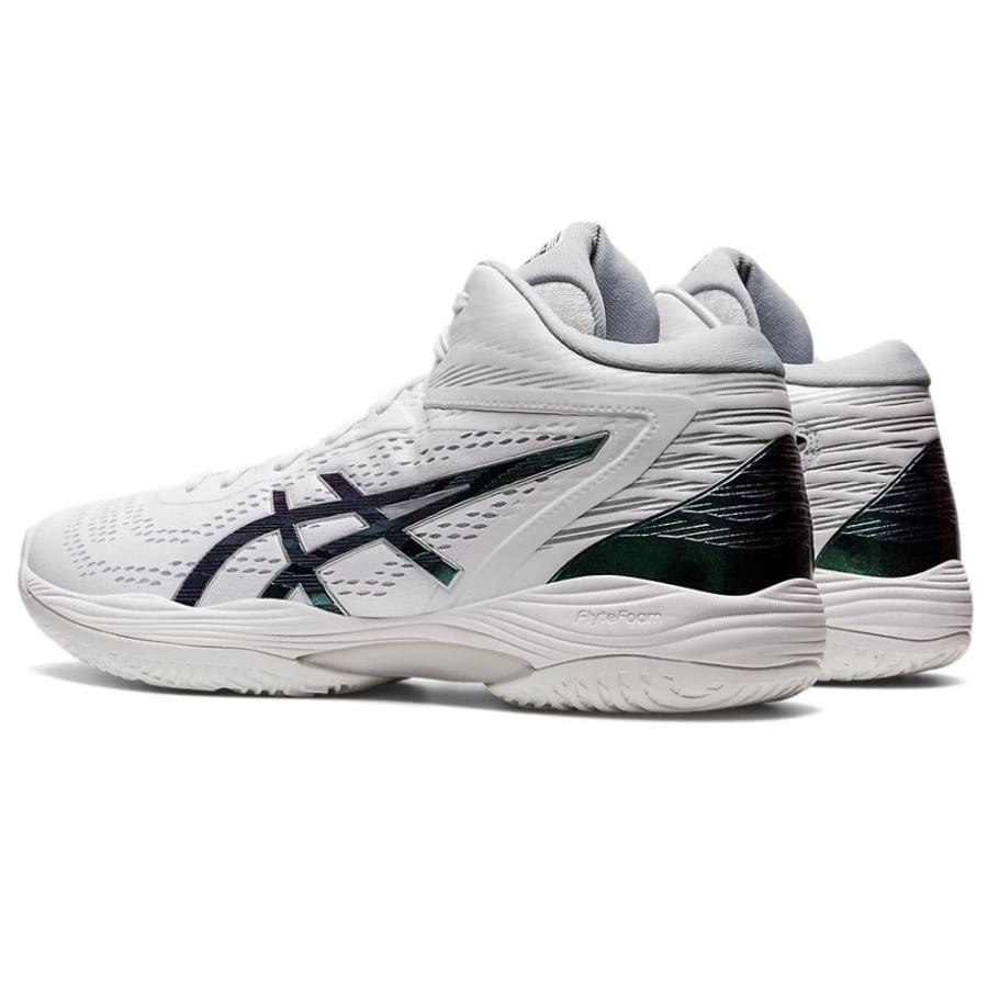 再入荷 グリーン系 アシックス asics バスケットボールシューズ GELHOOP V14 ホワイト×プリズムグリーン 1063A050-103 店舗在庫 2022秋冬｜blanc-roche｜02