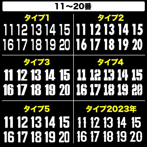 2番号分 好きな2つ数字選択 ヘルメット 番号 数字 ナンバー