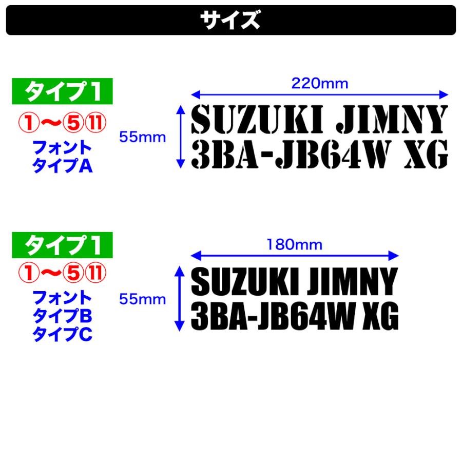 スズキ ジムニー / ジムニーシエラ 車名 車種 型式 カッティング