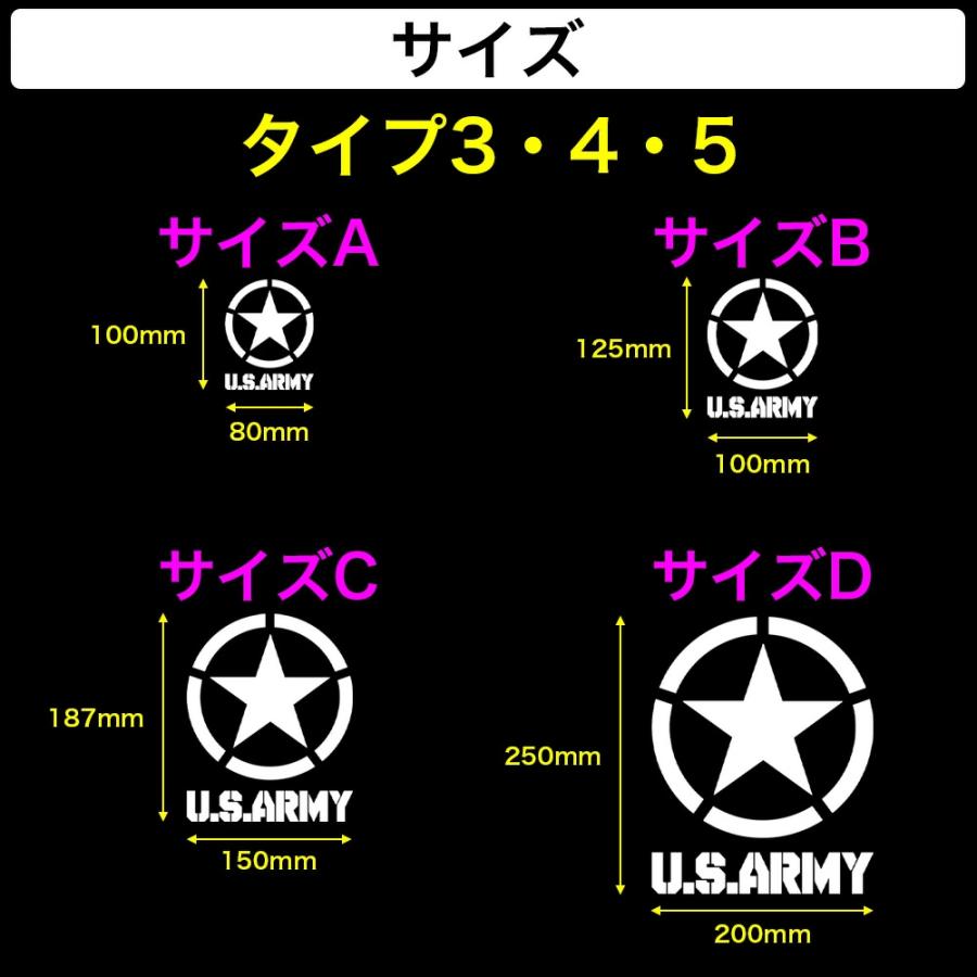 U.S. ARMY ステッカー ユーエス アーミー アメリカ軍 米軍 モチーフ 