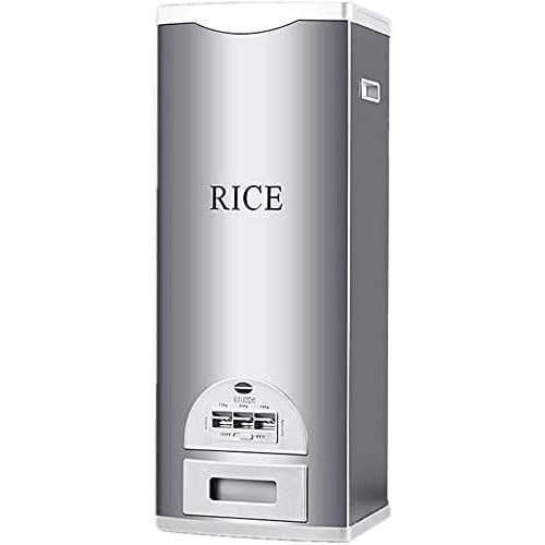 米びつ密閉 米びつ ライスバレル 食品容器 虫除け 防湿 米びつ 家庭用貯蔵 ライスボックス ステンレス鋼 スマートライス こめびつ お米保存容器 お米入れ お米ケ の商品画像