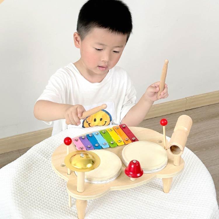 楽器 おもちゃ 玩具 赤ちゃん 幼児 子ども 知育玩具 木製 木のおもちゃ 太鼓 男の子 女の子 鉄琴 音楽 プレゼント 出産祝い 誕生日 組み立て簡｜blancashop｜02