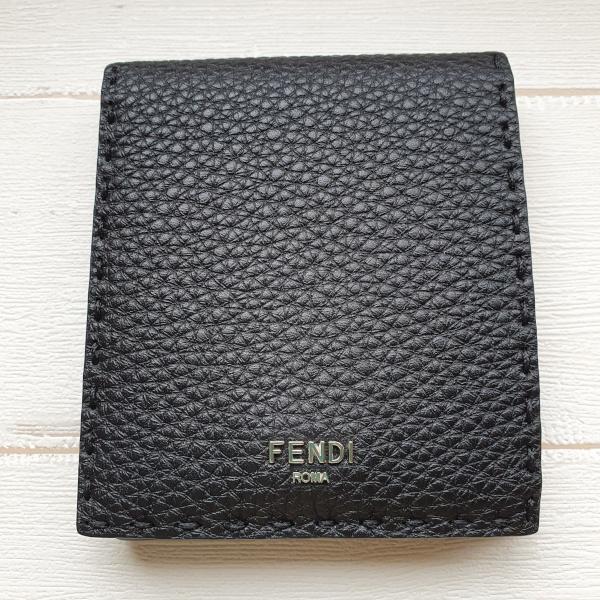 FENDI  セレリア レザー二つ折り財布 ブラック   7M0193AP3B｜blanccoffret｜03