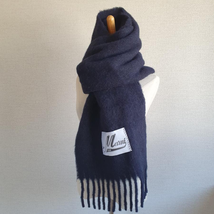 未使用 MARNI ブラッシュド アルパカ マフラー MARNI - マルニ Marni ブラッシュドアルパカ マフラー ブラウン