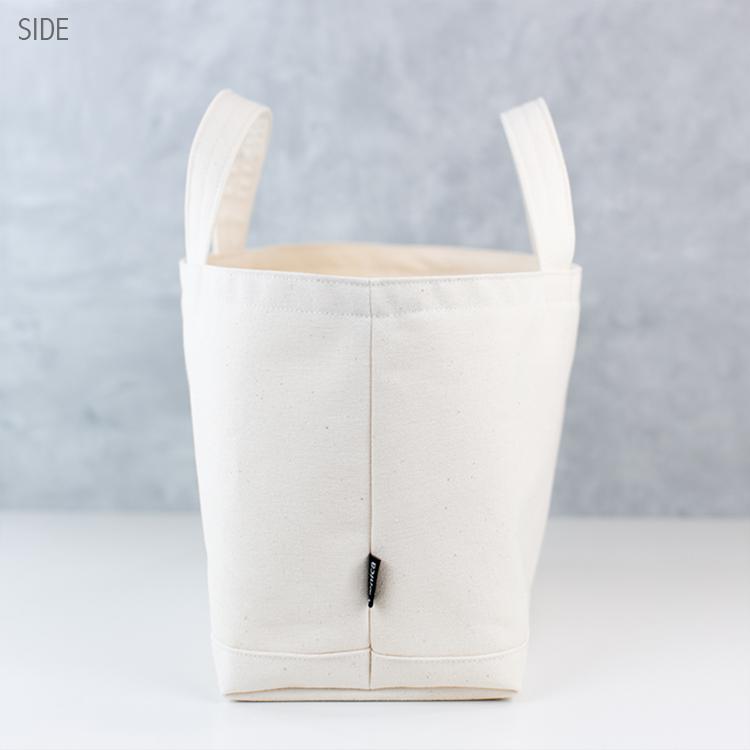 イニシャル トートバッグ キャンバス アルファベット 横長 刺繍 NICA