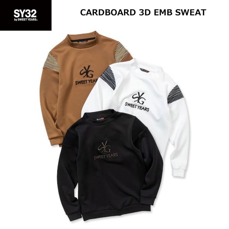 新品SY32 カードボード3Dスウェット SY32 by SWEET YEARS（エスワイサーティトゥバイスィートイヤーズ