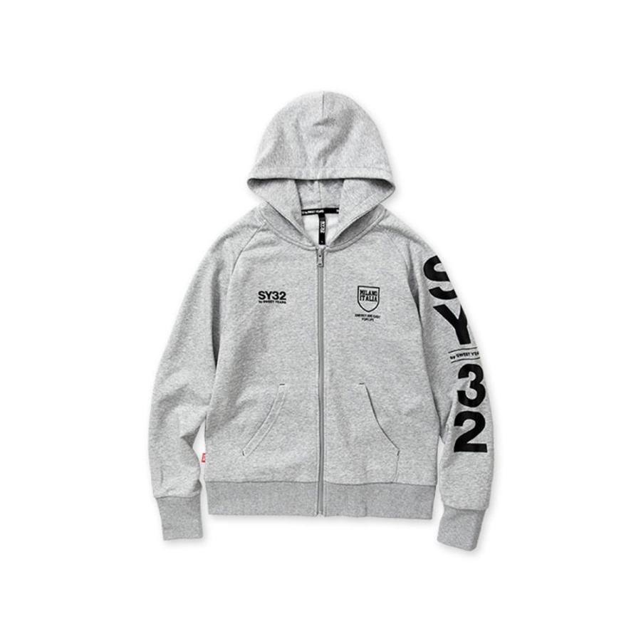 SY32 シールド ロゴ ジップ フーディー SHIELD LOGO ZIP HOODIE 13067 パーカー ジッパー メンズ ウエア｜blancozapato｜04