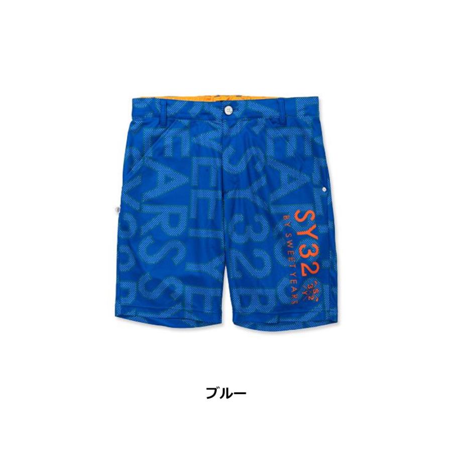 SY32 by SWEET YEARS ゴルフウエア ショートパンツ SYG マリン