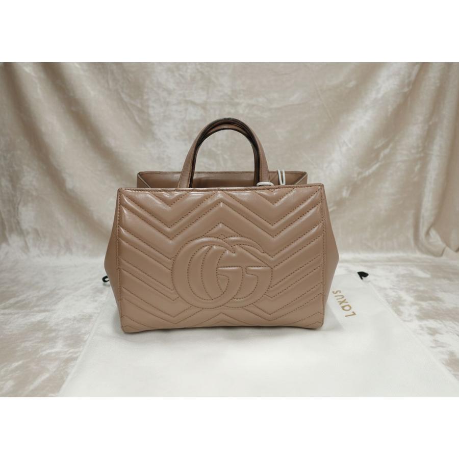 GUCCI（グッチ） GGマーモント ピンク 2WAYバッグ : ブランドアイテム 