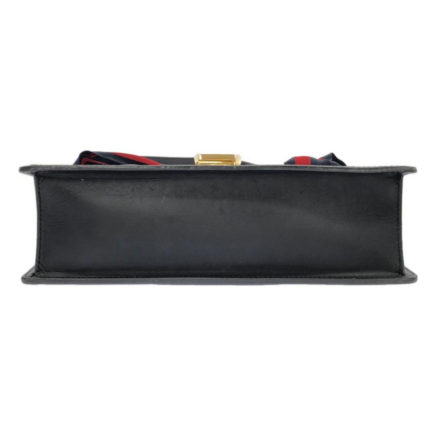 美品 GUCCI グッチ GGロゴ クラッチバッグ バイアデラ シルヴィ GUCCI（グッチ） シルヴィ GUCCI 2WAYバッグ カーフスキン ブラック