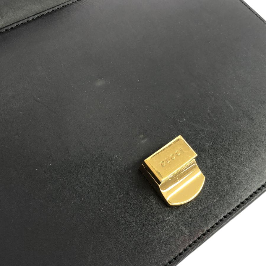 GUCCI（グッチ） シルヴィ GUCCI 2WAYバッグ カーフスキン ブラック