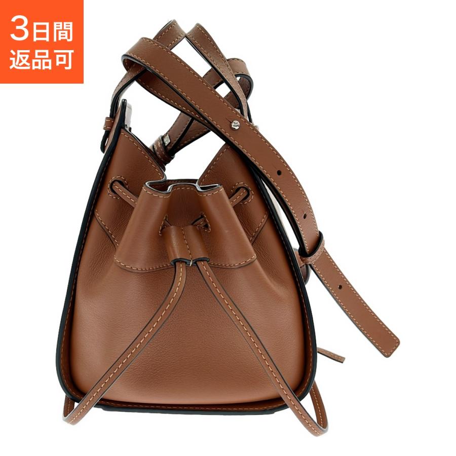 LOEWE（ロエベ） ハンモックドローストリングミニ ブラウン 2WAYバッグ 