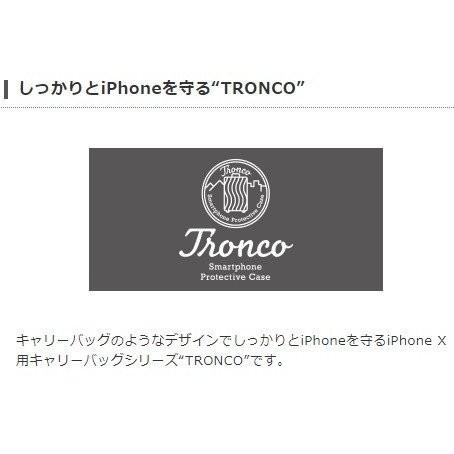 エレコム iPhoneXS iPhoneX ケース Tronco 耐衝撃 キャリーバッグ調 ハイブリッドケース ホワイト PM-A17XHCCWH｜blankmedia｜03