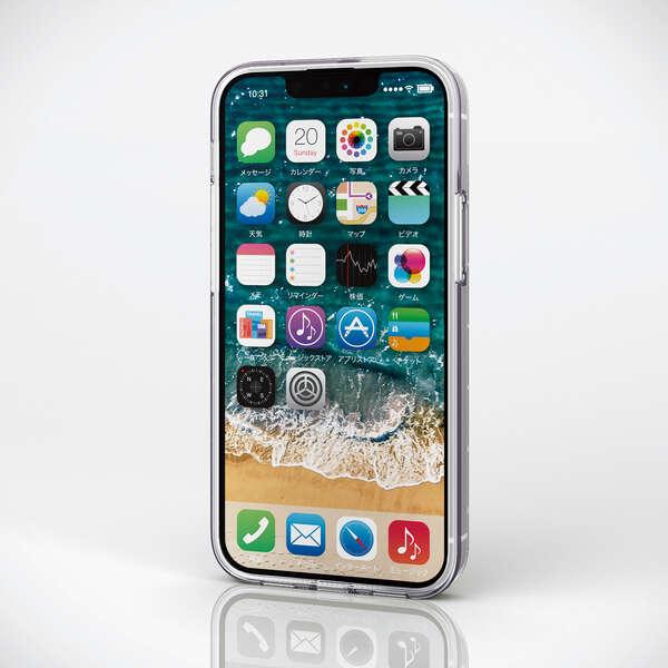 ELECOM iPhone 13 mini ソフトケース 極みカットライン市松模様強じんな耐久性としなやかな弾力性TPUケース背面ダイヤモンドカットデザイン PM-A21AUCTDC2｜blankmedia｜04