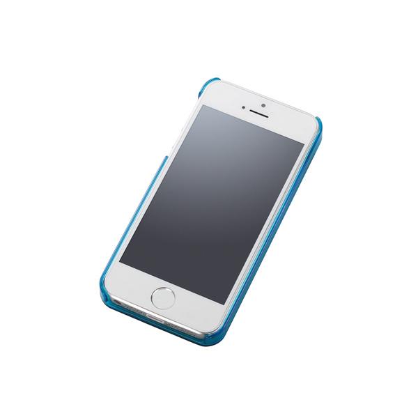 Elecom Iphone5 5s Se シャイニングケース クリアブルー 前面フルサイズの液晶保護フィルムが付属 Ps A12pvsbuc Sc0309 ブランクメディア 通販 Yahoo ショッピング