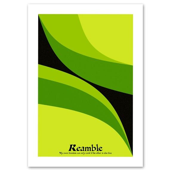 ポスター サイズ Reamble グリーン レトロ デザイン アート おしゃれ ポスター 60年代 Interior Art Poster Reamble Green p ポスター販売ブランクウォール 通販 Yahoo ショッピング