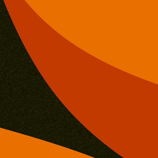 インテリアアートポスター A2サイズ 『Reamble オレンジ』 レトロ