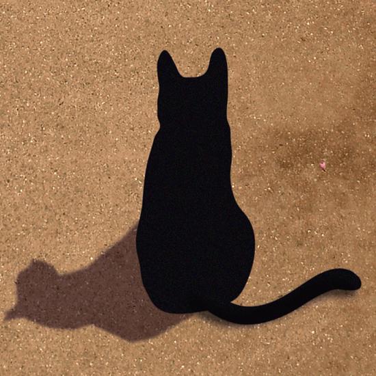 シルエットキャット 『Garden』 ポスター A2サイズ ネコ ねこ 猫