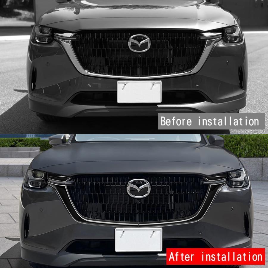 新型マツダ CX-60 グリルガーニッシュ KH系 CX60 PHEV 25S XD アクセサリー MAZDA CX 60 カスタム 外装 グリルカバー