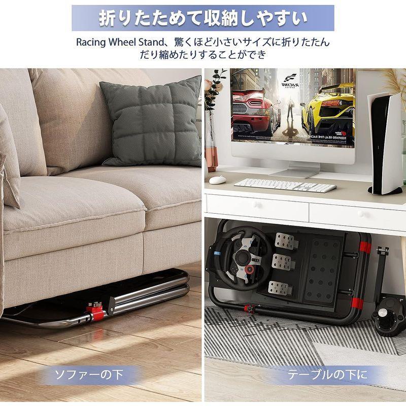 DIWANGUS レーシングホイールスタンド 「国内正規品」Racing Wheel Stand G29 G920 高さと傾きの自由に調整で｜blare-store｜03