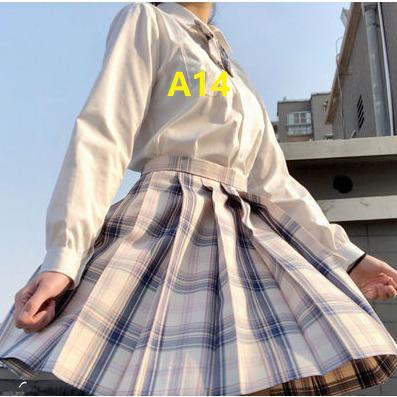 制服 上下セット セーラー服 チェック柄 グリーン セット 学生制服 半袖 リボン プリーツスカート レディース 卒業式 コスプレ ミニスカート｜blare-store｜14