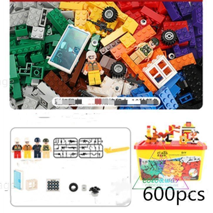レゴ互換品 ブロック 600ピースセット クラシック・黄色のアイデアボックス＜スペシャル＞ おもちゃ 知育 手作り DIY 想像力 構成力 子供 プレゼント｜blare-store｜09