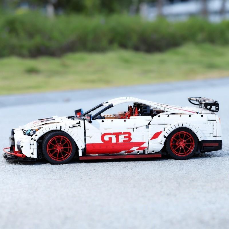 レゴ テクニック 互換品 GTR GT3タイプ モーターセット レーシングカー スーパーカー クリスマス プレゼント｜blare-store｜03