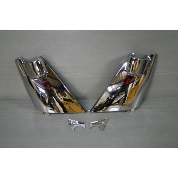 いすゞ（ISUZU） エルフ メッキパーツ コーナーパネル 左右セット 上部