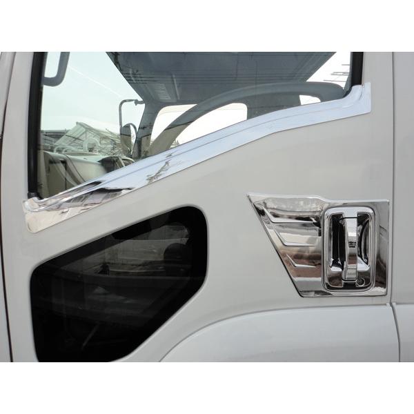 いすゞ（ISUZU） 23エルフ 07エルフ ハイキャブ ワイドキャブ メッキ