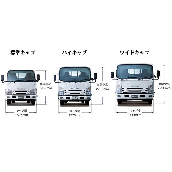 いすゞ（ISUZU） 23エルフ 07エルフ ハイキャブ ワイドキャブ メッキ