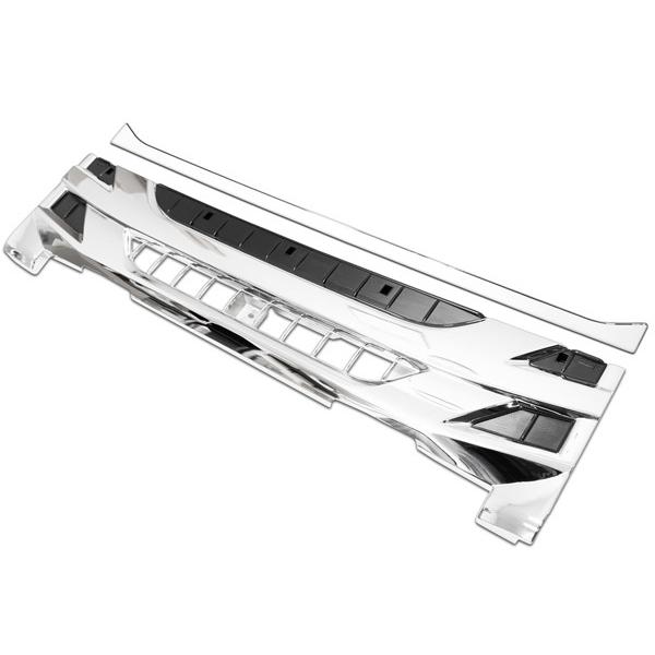 ISUZUエルフ用メッキフロントグリル elf（エルフ） いすゞエルフワイド用 メッキグリル : トラックショップ