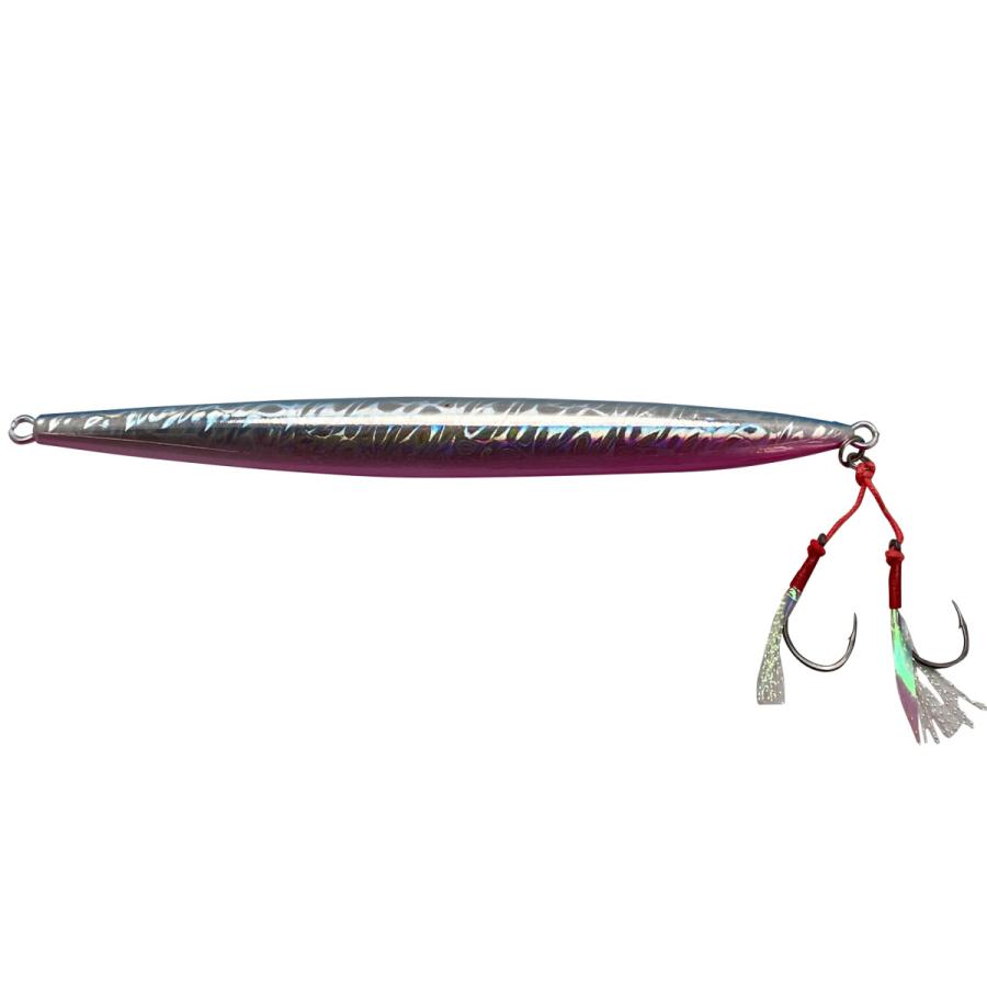 単品販売 メタルジグ 300g セミロング 左右非対称 ゼブラグロー