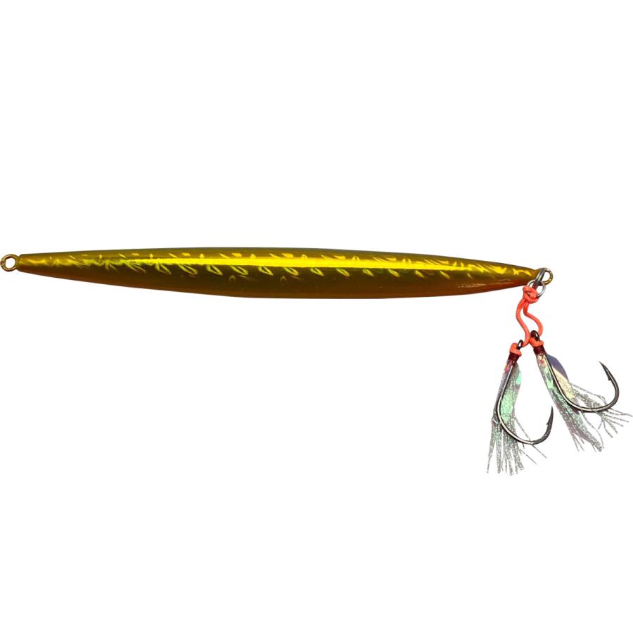 単品販売 メタルジグ 300g セミロング 左右非対称 ゼブラグロー