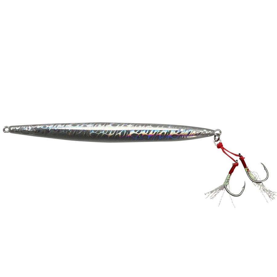 単品販売 メタルジグ 300g セミロング 左右非対称 ゼブラグロー