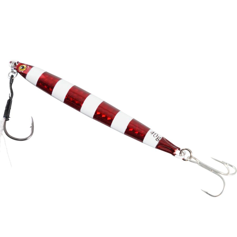 5色SET 40g メタルジグ ロングボディ jig ショアジギング 亜鉛合金