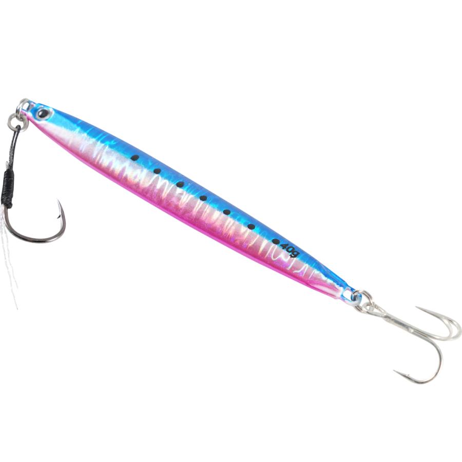 5色SET 40g メタルジグ ロングボディ jig ショアジギング 亜鉛合金