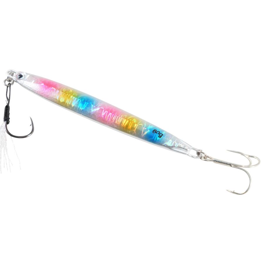 5色SET 60g メタルジグ ロングボディ jig ショアジギング 亜鉛合金