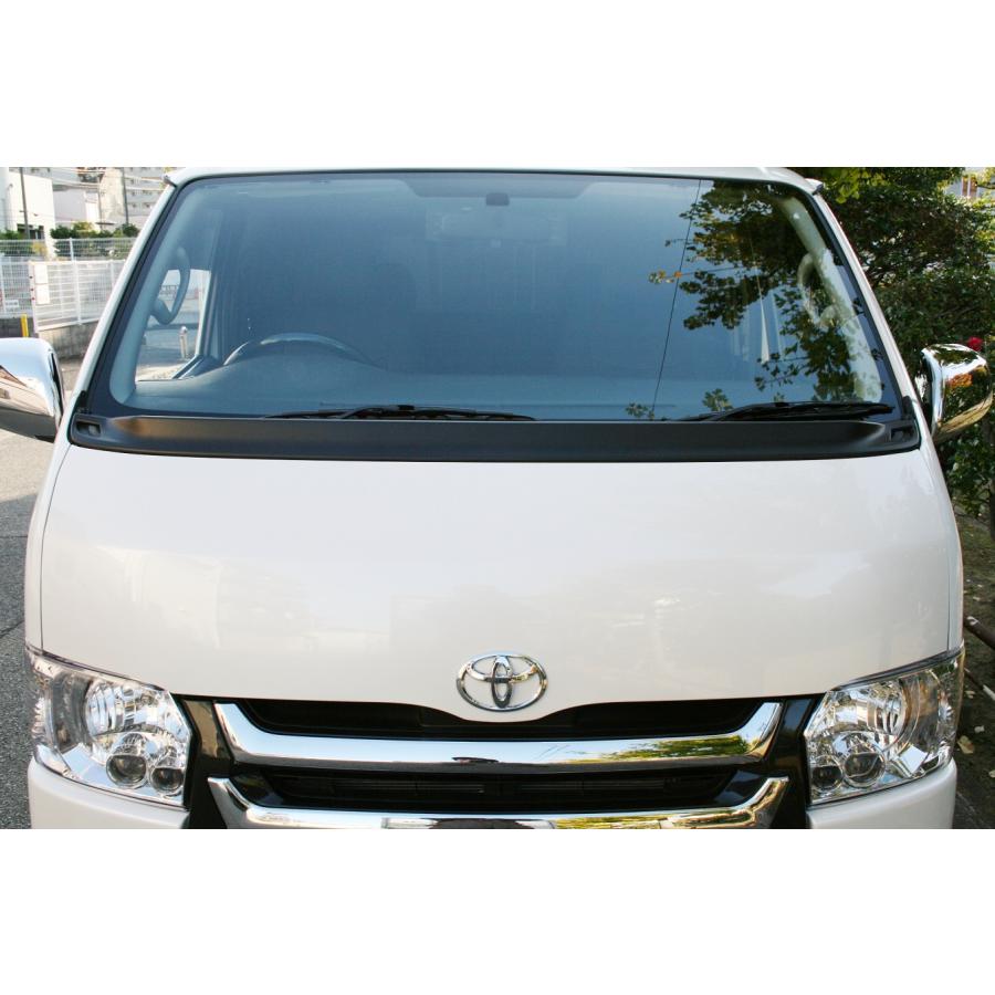 ハイエース Tタイプ マットブラック ワイパーガード レジアスエース