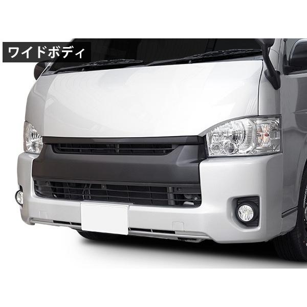 ハイエース バッドフェイス エアロボンネット 200系 スチール製 ハイエース バッドフェイス エアロボンネット 200系 スチール製