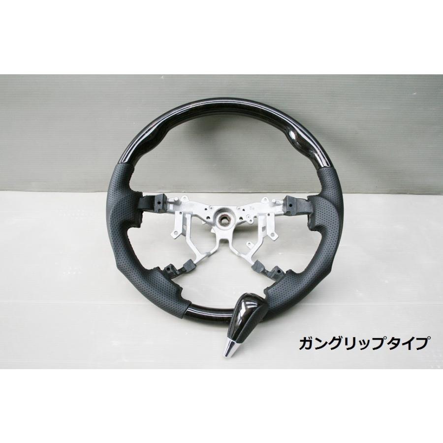 専用ステアリング・シフトノブセット ハイエース ステアリング シフトノブSET 200系 4型 5型 6型 7型 ダーク