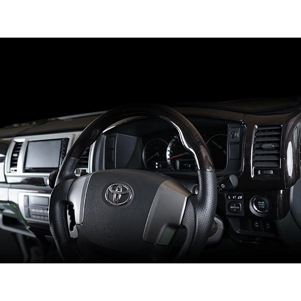 希少ハイエース ステアリング シフトノブ ダークプライム 200系