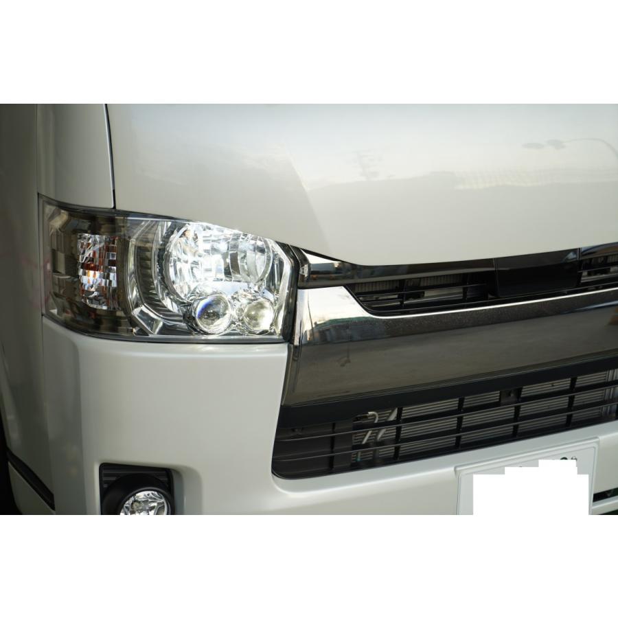 ハイエース 0系 現行 ルック 4型 5型 6型 フェイスキット 標準 ワイド バンパー ヘッドライト グリル フォグ バンパー 顔面移植 H2 4face Blastarヤフーショップ 通販 Yahoo ショッピング