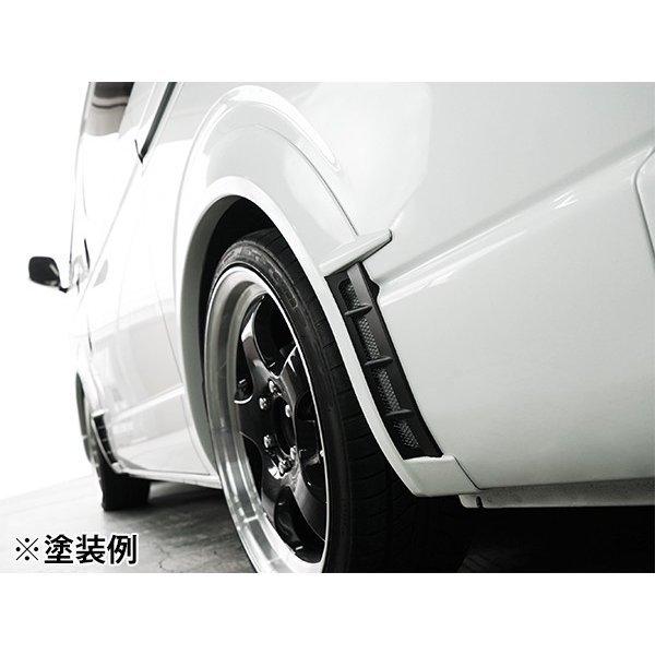 ハイエース オーバーフェンダー エアロ ディフューザータイプ ABS製 出