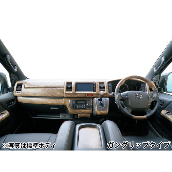 200ハイエース 4型〜標準 スーパーGL インテリアパネル16P マホガニー調 200ハイエース 4型〜標準 スーパーGL インテリアパネル16P マホガニー調